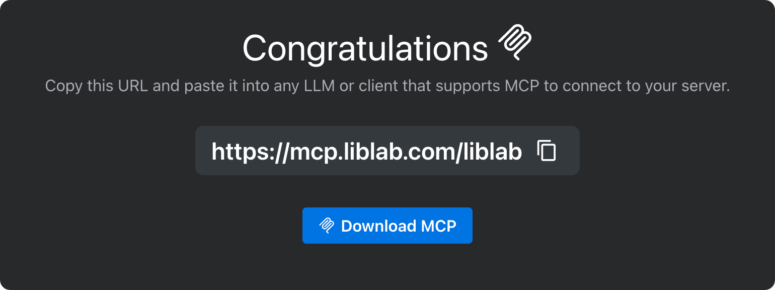 Remote MCP url